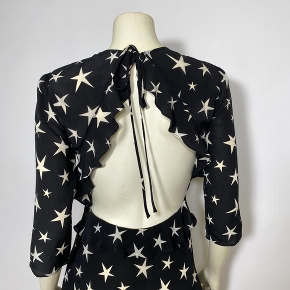 Realisation Par Black and White Star Mini Dress - Picture 7 of 8